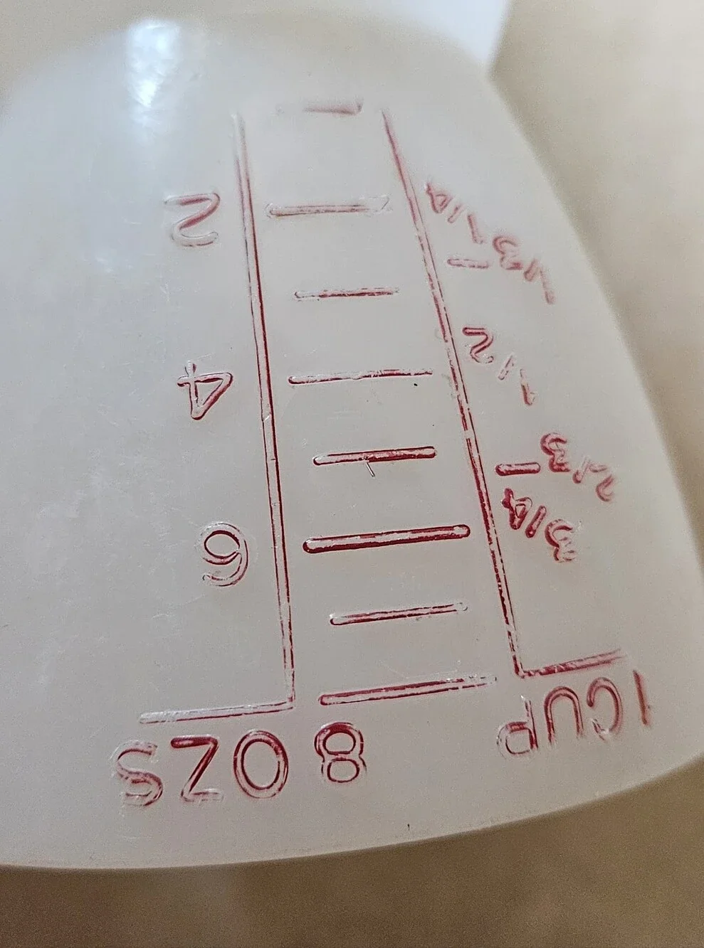 Vintage Tupperware Double Measuring Cup